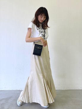 「アントマリーズ」｜「アイテム（その他）」を使った、RIHOさん（レディース・160cm）の夏コーディネート