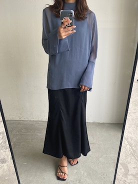 「アントマリーズ」｜「アイテム（ワンピース）」を使った、RIHOさん（レディース・160cm）の夏コーディネート