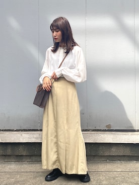 「アントマリーズ」｜「アイテム（その他）」を使った、RIHOさん（レディース・160cm）の秋コーディネート