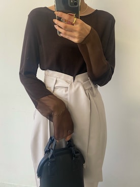 「アントマリーズ」｜RIHOさん（レディース・160cm）の夏コーディネート