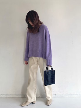 「アントマリーズ」｜「アイテム（その他）」を使った、RIHOさん（レディース・160cm）の秋コーディネート