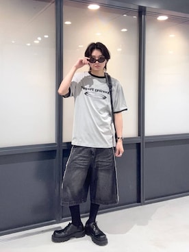 「Opening Project（オープニングプロジェクト）のアイテム」を使った、ゆーごさん（メンズ・177cm）の春コーディネート