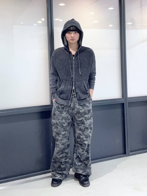 3.3 Field Trip／ピグメントメッシュパーカー