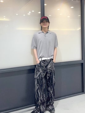 「NOT4NERD（ノットフォーナード）のアイテム（帽子）」を使った、ゆーごさん（メンズ・177cm）の夏コーディネート