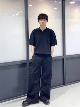 「アイテム（ニット/セーター）」を使った、ゆーごさん（メンズ・177cm）の夏コーディネート