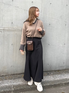 moeさん（レディース・155cm）の冬コーディネート