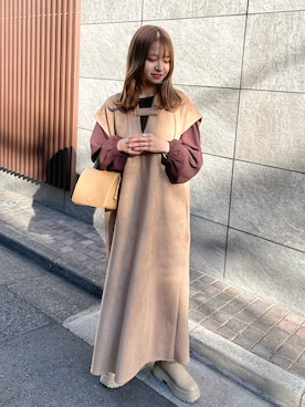 moeさん（レディース・155cm）の冬コーディネート