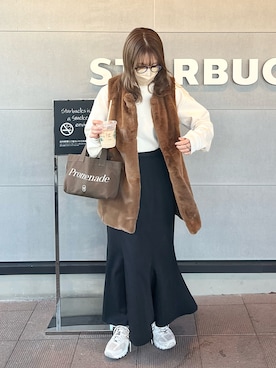 moeさん（レディース・155cm）の冬コーディネート