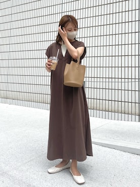 「ごきげんウィーク」｜「アイテム（キャミソール）」を使った、moeさん（レディース・155cm）の春コーディネート