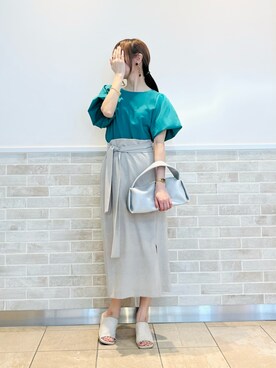 「Te chichi（テチチ）のアイテム（ブレスレット）」を使った、Wendyさん（レディース・162cm）の春コーディネート