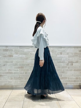 「ミントグリーン」｜「アイテム（PC・スマホグッズ/家電）」を使った、Wendyさん（レディース・162cm）の春コーディネート