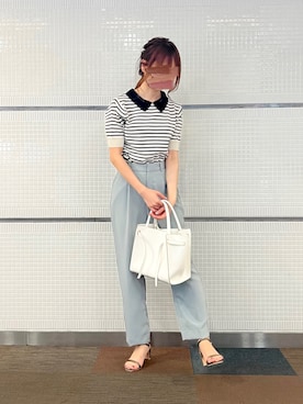 「レース」｜「アイテム（PC・スマホグッズ/家電）」を使った、Wendyさん（レディース・162cm）の春コーディネート