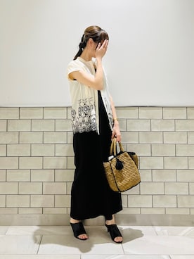 「テチチ(Te chichi)」｜「アイテム（PC・スマホグッズ/家電）」を使った、Wendyさん（レディース・162cm）の夏コーディネート