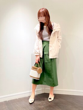 「Te chichi（テチチ）のアイテム（マウンテンパーカー）」を使った、Wendyさん（レディース・162cm）の冬コーディネート