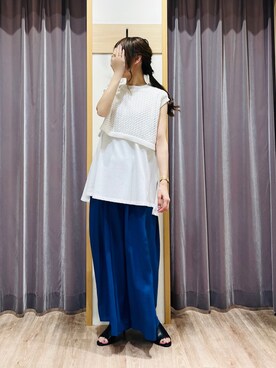 「テチチ(Te chichi)」｜「アイテム（PC・スマホグッズ/家電）」を使った、Wendyさん（レディース・162cm）の夏コーディネート