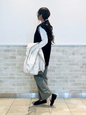 「Te chichi（テチチ）のアイテム（マウンテンパーカー）」を使った、Wendyさん（レディース・162cm）の冬コーディネート