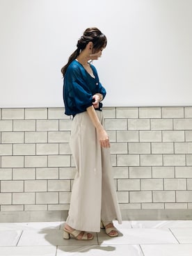 Wendyさん（レディース・162cm）の夏コーディネート