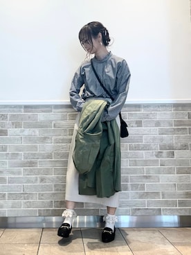 「２ＷＡＹ」｜「アイテム（その他アウター）」を使った、Wendyさん（レディース・162cm）の春コーディネート