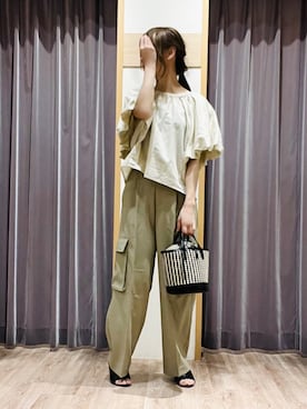 「テチチ(Te chichi)」｜「アイテム（PC・スマホグッズ/家電）」を使った、Wendyさん（レディース・162cm）の夏コーディネート