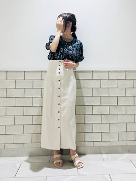 「テチチ(Te chichi)」｜「アイテム（PC・スマホグッズ/家電）」を使った、Wendyさん（レディース・162cm）の夏コーディネート
