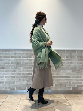 「秋色コーデ」｜「アイテム（PC・スマホグッズ/家電）」を使った、Wendyさん（レディース・162cm）の秋コーディネート