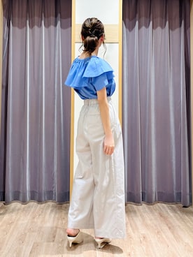 「テチチ(Te chichi)」｜「アイテム（PC・スマホグッズ/家電）」を使った、Wendyさん（レディース・162cm）の夏コーディネート