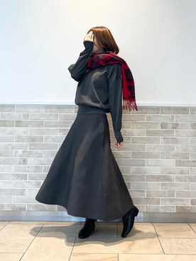 「冬」｜「アイテム（PC・スマホグッズ/家電）」を使った、Wendyさん（レディース・162cm）の冬コーディネート