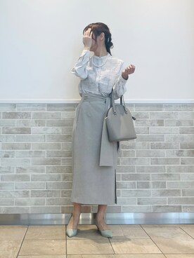「オケージョン」｜「アイテム（PC・スマホグッズ/家電）」を使った、Wendyさん（レディース・162cm）の春コーディネート