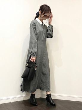 「クレリック」｜Wendyさん（レディース・162cm）の秋コーディネート