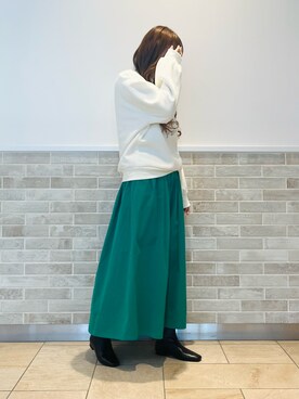 「冬」｜「アイテム（PC・スマホグッズ/家電）」を使った、Wendyさん（レディース・162cm）の冬コーディネート