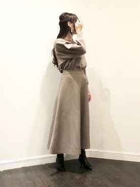「モカ」｜「アイテム（PC・スマホグッズ/家電）」を使った、Wendyさん（レディース・162cm）の冬コーディネート