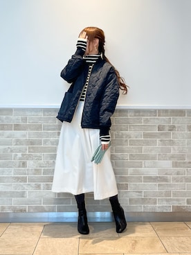 「タートルネック」｜「アイテム（PC・スマホグッズ/家電）」を使った、Wendyさん（レディース・162cm）の秋コーディネート