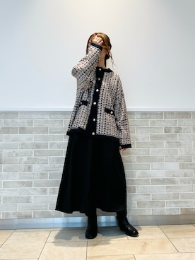 「秋冬」｜「アイテム（PC・スマホグッズ/家電）」を使った、Wendyさん（レディース・162cm）の秋コーディネート