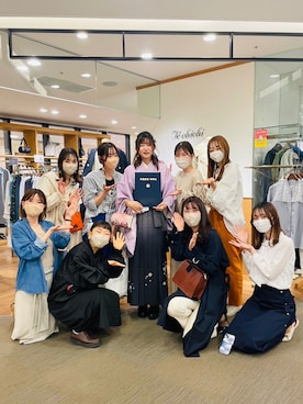 「袴」｜「アイテム（PC・スマホグッズ/家電）」を使った、Wendyさん（レディース・162cm）の春コーディネート