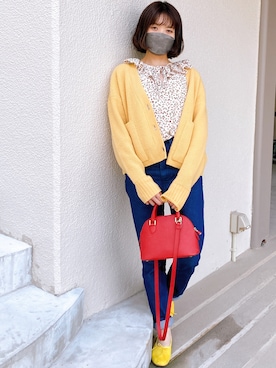 「TICCA（ティッカ）のアイテム（トップス）」を使った、osyarejanaiさん（レディース・158cm）の春コーディネート