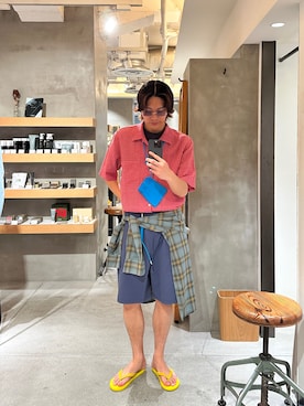 あべゆーきさん（メンズ・175cm）の夏コーディネート