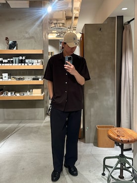 「NEW ERA（ニューエラ）のNew Era　CC 261 BB CAP（キャップ、ホワイト系）」を使った、あべゆーきさん（メンズ・175cm）の春コーディネート