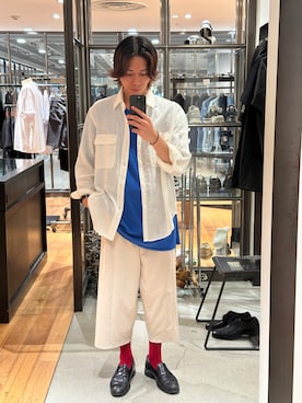 「LAATO（ラート）のアイテム」を使った、あべゆーきさん（メンズ・175cm）の夏コーディネート