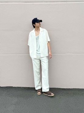 竹内 准哉さん（メンズ・176cm）の夏コーディネート