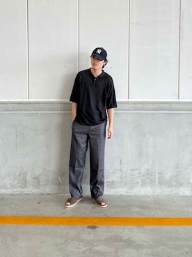 竹内 准哉さん（メンズ・176cm）の夏コーディネート