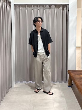 竹内 准哉さん（メンズ・176cm）の夏コーディネート