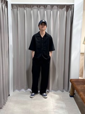 「夏セットアップ」｜竹内 准哉さん（メンズ・176cm）の夏コーディネート