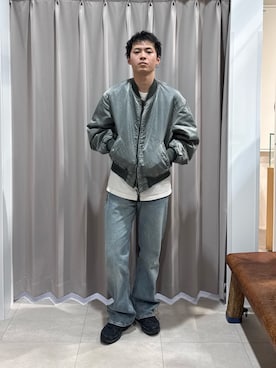 竹内 准哉さん(メンズ・176cm)の冬コーディネート