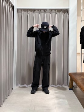 「newarrival」｜「アイテム（その他アウター）」を使った、竹内 准哉さん（メンズ・176cm）の春コーディネート