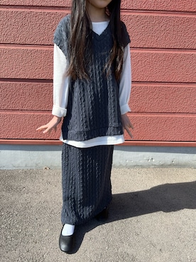 Yu-&Ri-(多忙のため不定期投稿)さん（キッズ・120cm）の冬コーディネート