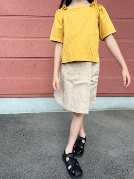 「'PalinkA（パリンカ）のアイテム」を使った、Yu-&Ri-(多忙のため不定期投稿)さん（キッズ・122cm）の夏コーディネート