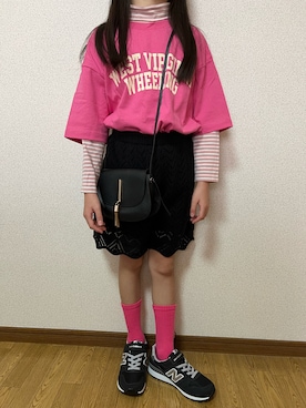 「Burner（バーナー）のアイテム（バッグ）」を使った、Yu-&Ri-(多忙のため不定期投稿)さん（キッズ・127cm）の秋コーディネート