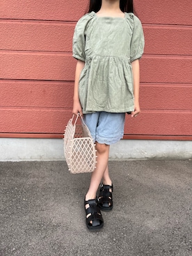 Yu-&Ri-(多忙のため不定期投稿)さん（キッズ・122cm）の夏コーディネート