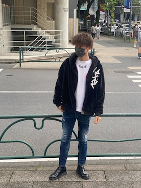 「1piu1uguale3 RELAX（ウノピュウノウグァーレトレリラックス）のアイテム（ブルゾン）」を使った、nantai1さん（メンズ・181cm）の秋コーディネート