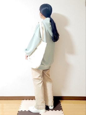 「ベルクロ」｜文さん（レディース・153cm）の冬コーディネート